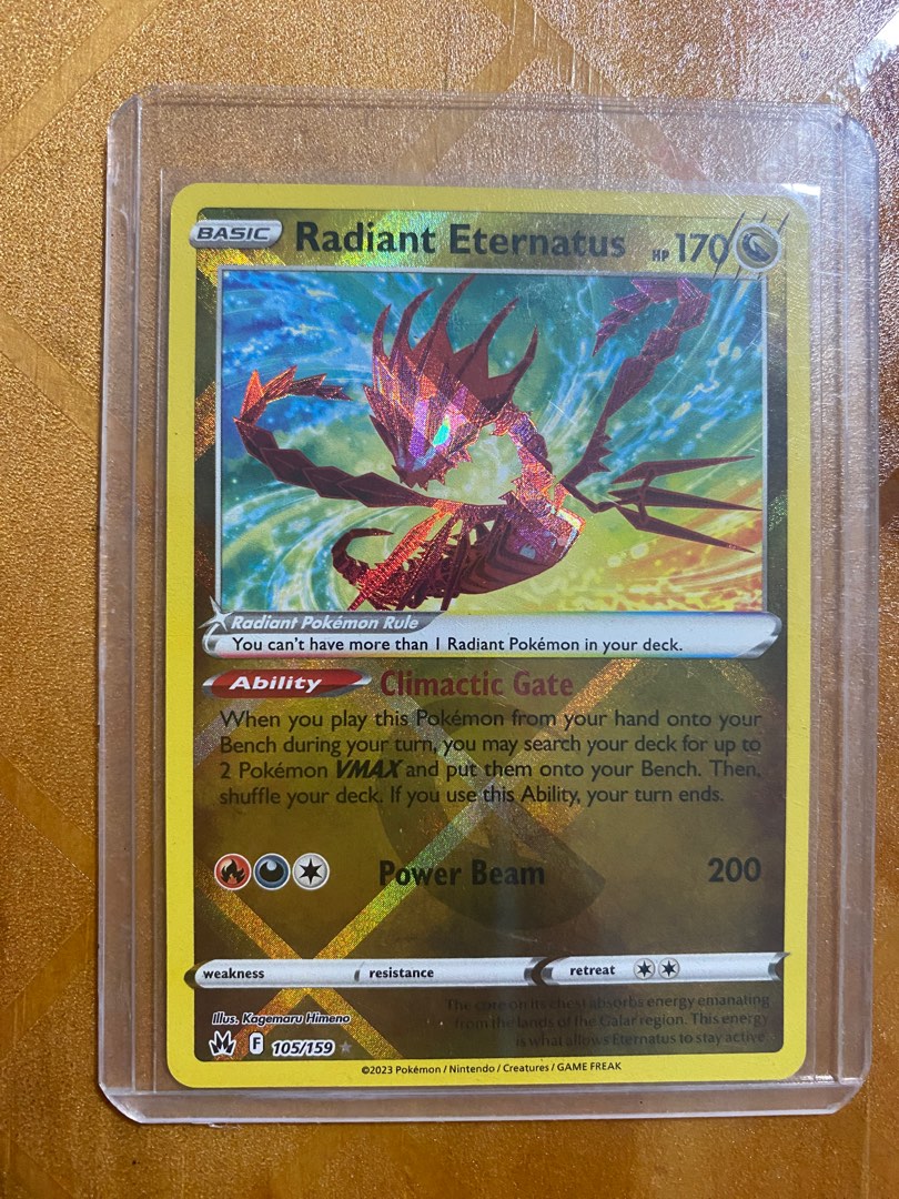 Radiant Eternatus Crown Zenith, Hobbies & Toys, Toys & Games on Carousell