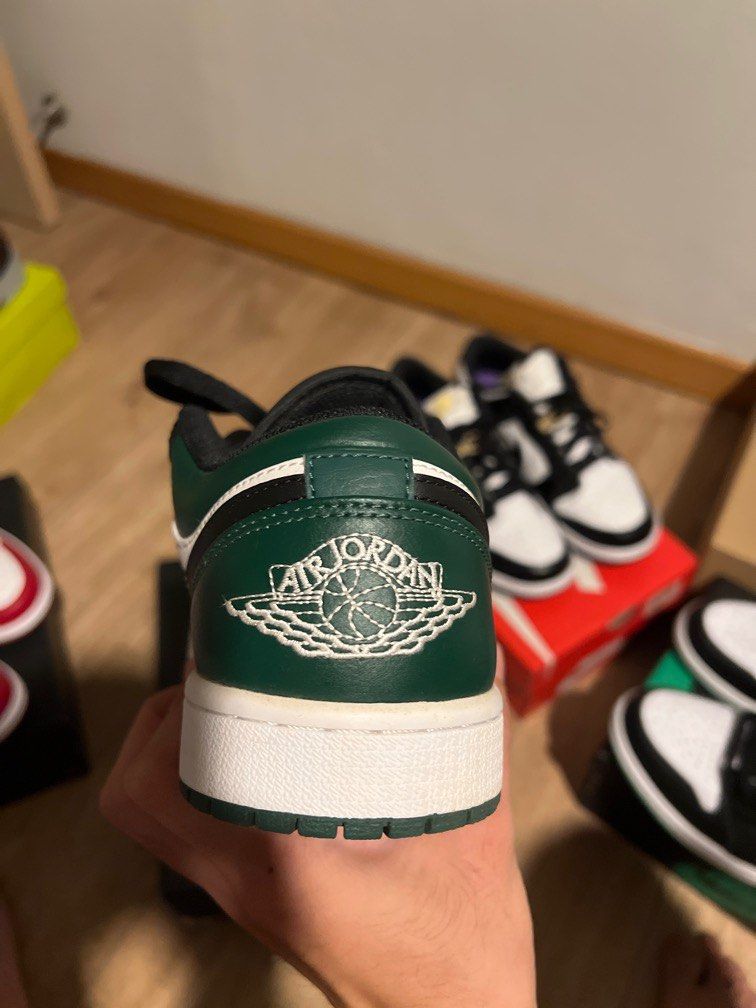 Air jordan 1 low mystic green on feet online