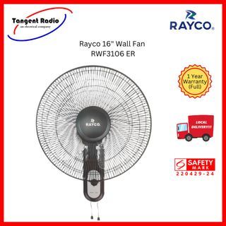 Rayco 16" Wall Fan  RWF3106 ER
