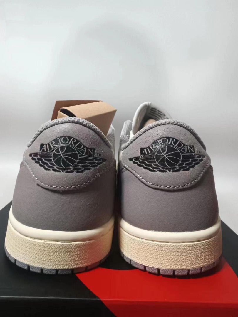 Ready Stock Air Jordan 1 Low OG Atmosphere Grey shoes US 10.5 Euro 44.5