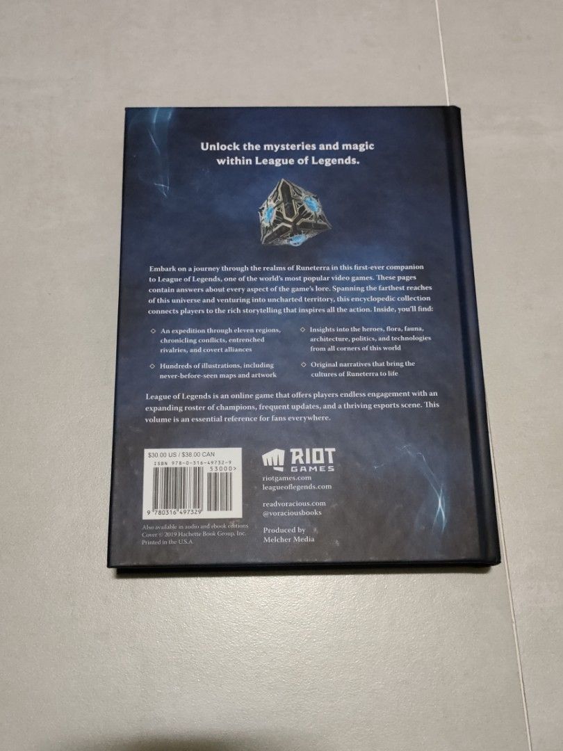 Realms of Runeterra League of Legends Companion, Hobbies & Toys, Books ...