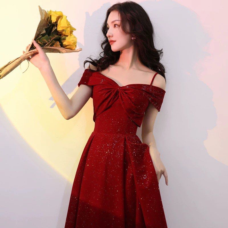 Red party dress size 18 hot sale