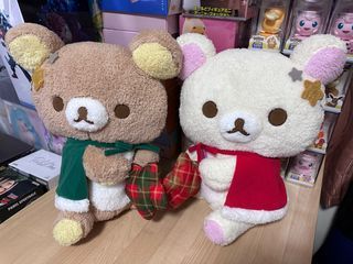 Rilakkuma and Korilakkuma Medium Size Plush Authentic