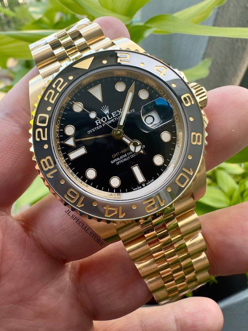 Rolex gmt master sales ii yellow gold