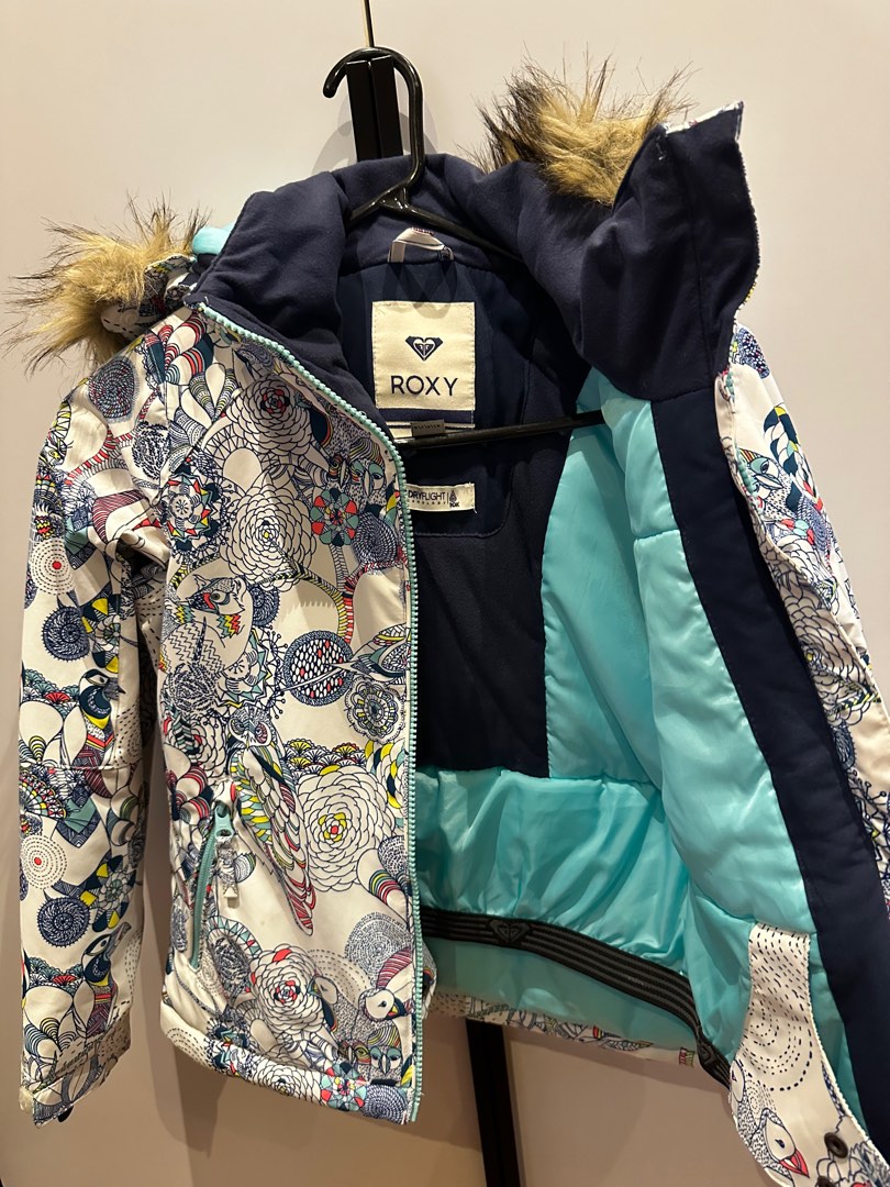 Girls roxy snow jacket sales