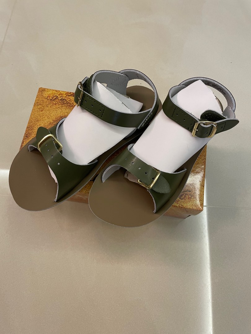 Saltwater sales sandals olive
