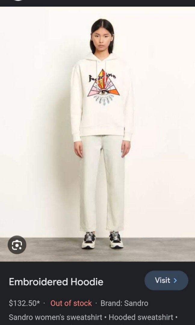 Sandro paris romance hoodie new arrivals