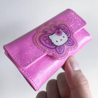 サンリオ｜Sanrio  日本三麗鷗 絕版 1999年 日本製 Hello Kitty 粉色 亮粉 鑰匙包 ハローキティ凱蒂貓