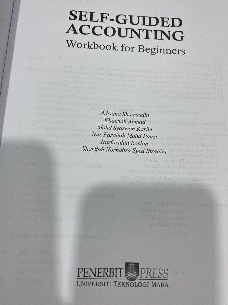 SelfGuided Accounting Workbook, Hobbies & Toys, Books & Magazines