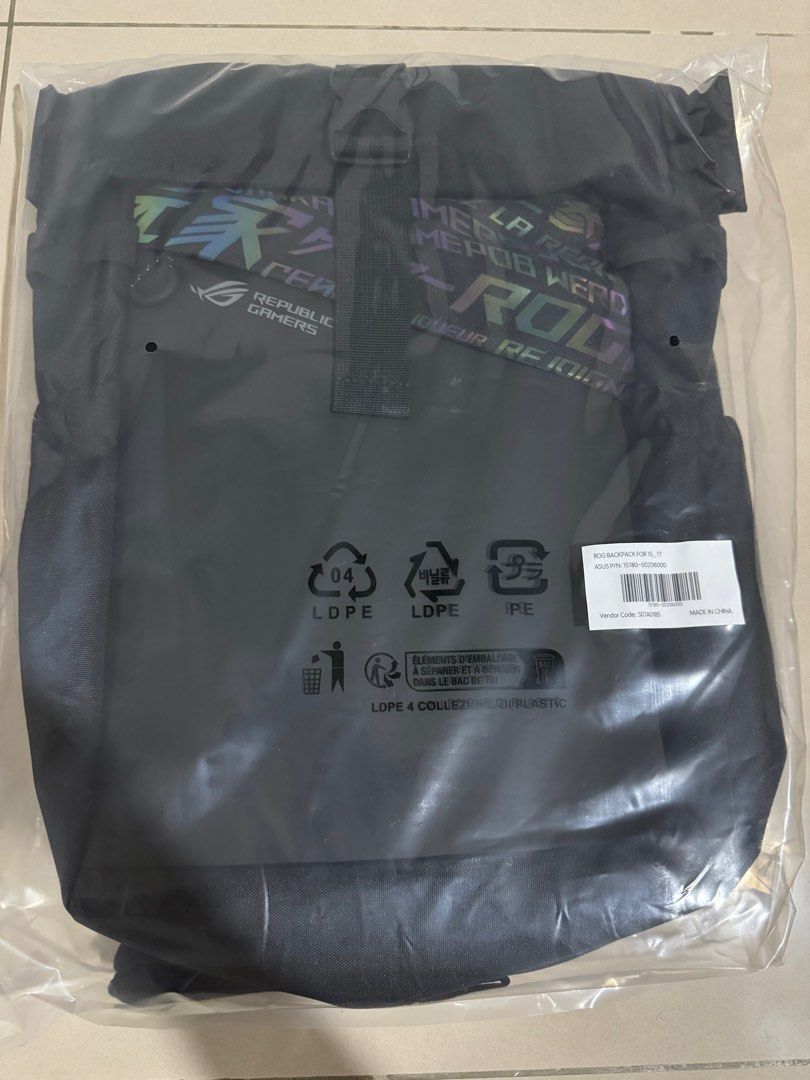 Selling Asus ROG Strix gaming backpack, Men's Fashion, Bags, Backpacks ...