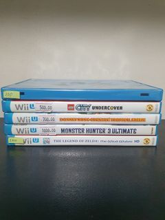 Selling Nintendo Wii U Videogames.