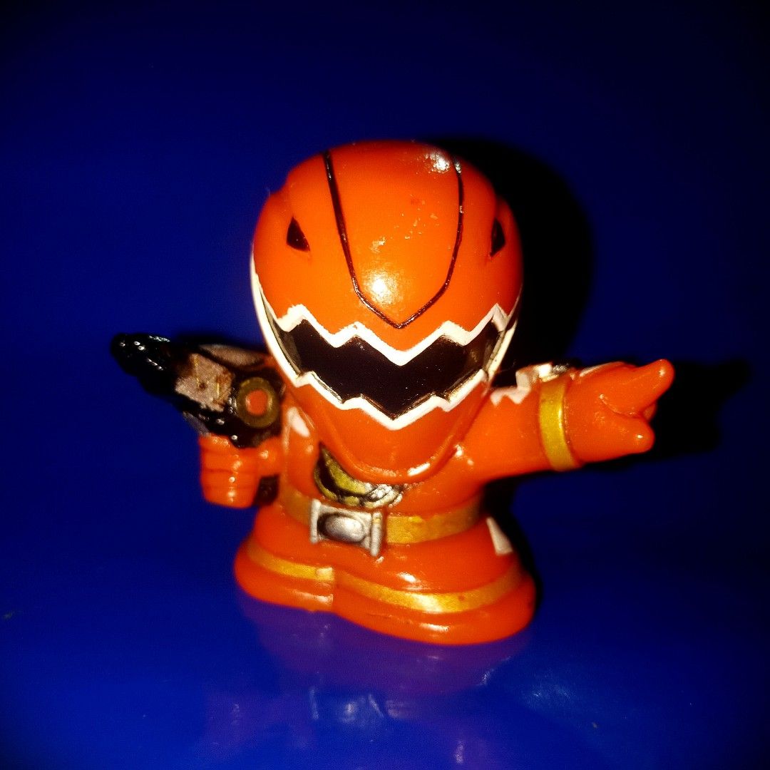 Sentai abarangers finger puppet figures power rangers toy chibi, Hobbies & Toys, Toys & Games on