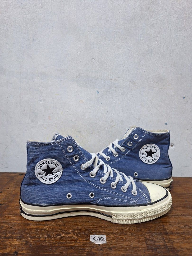 Size 41 converse 70s high blue second original Fesyen Pria