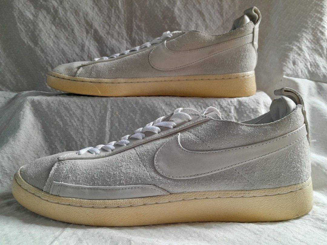 size 45 insole 29 Rare Nike Blazer Low cs tc pure white casual Classic Nikelab blazer low tech craft Sail summits white Sepatu suede kulit