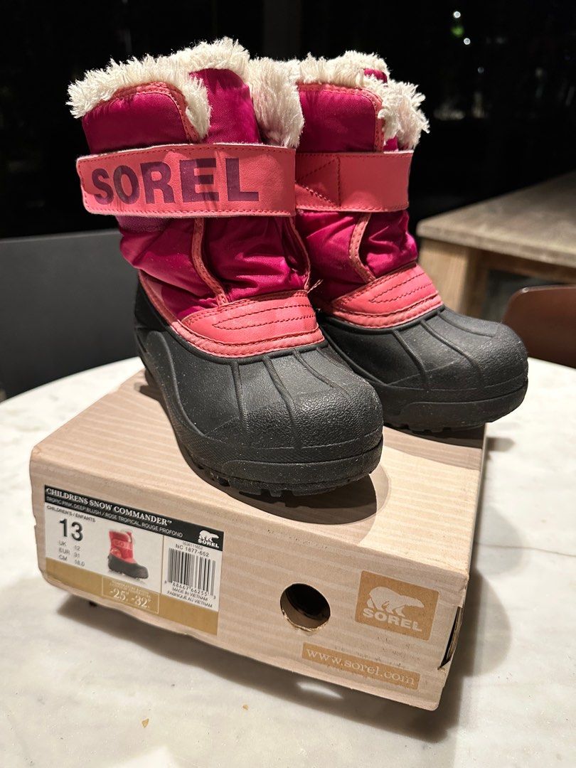 Children's snow boots size 13 outlet