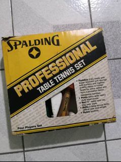 Spalding Professional Table Tennis Set
