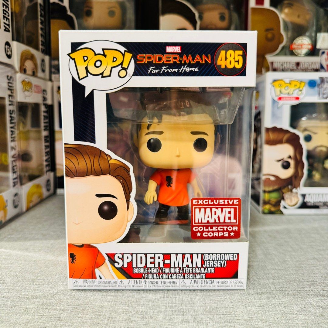 Spider man sale borrowed jersey funko