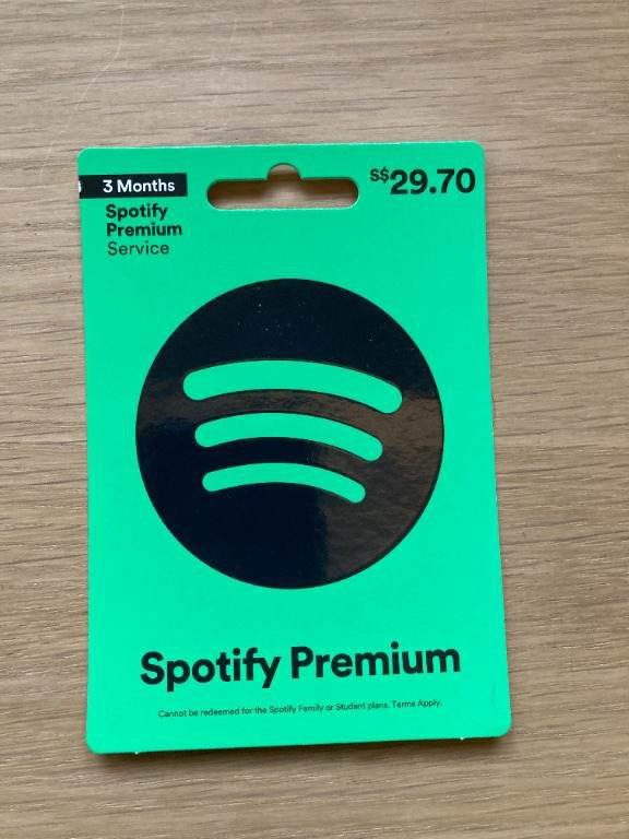 Gift cards - Spotify