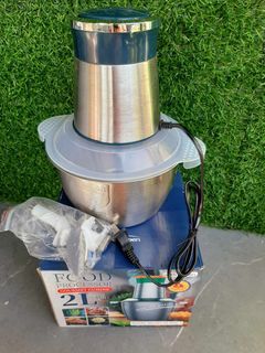 Stainless food processor 2L