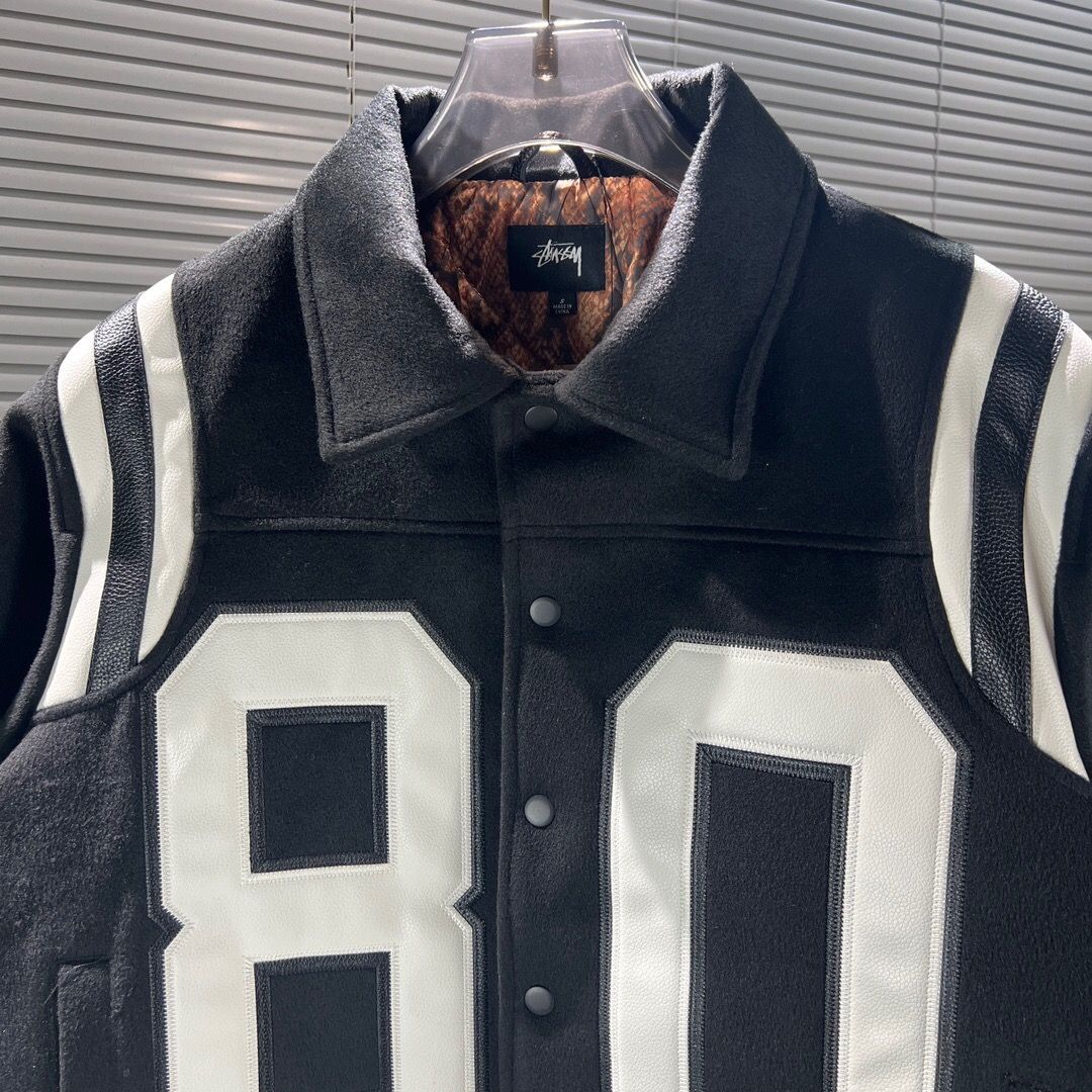 Stussy Jacket 斯圖西80 VARSITY JACKET紀念款棒球服外套, 男裝, 外套