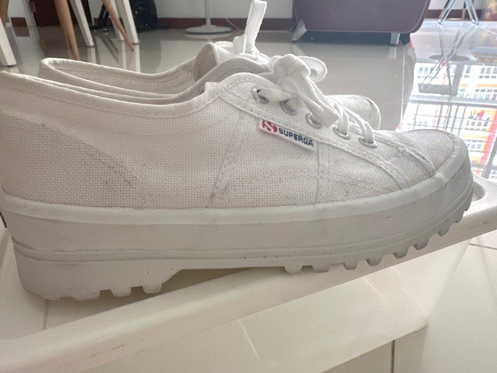 White platform outlet sneakers size 11