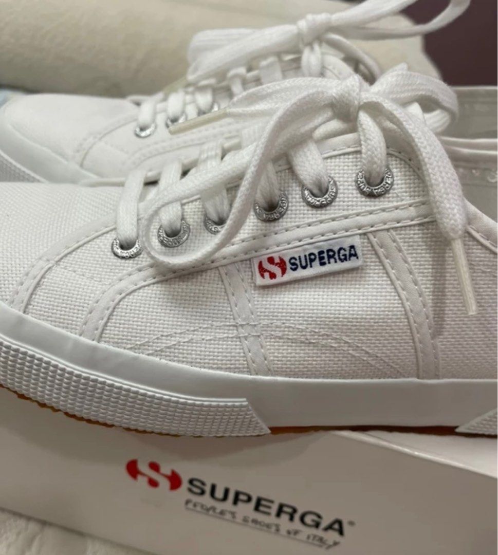 SuperGa White Sneakers Size 7 Women s Fashion Footwear Sneakers