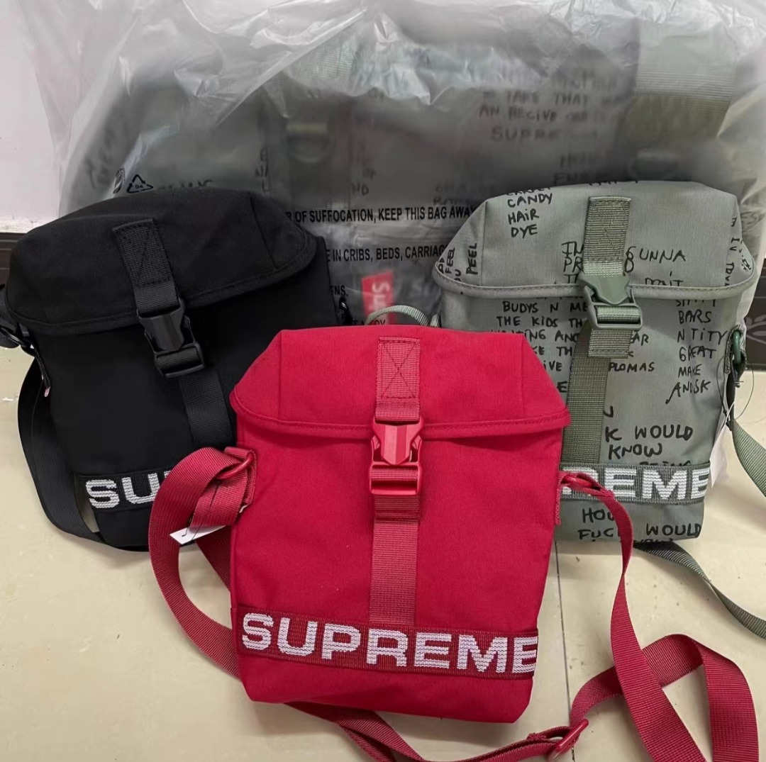 supreme 23SS FIELD SIDE BAG戶外單肩包男女斜挎包郵差小包騎行, 男裝