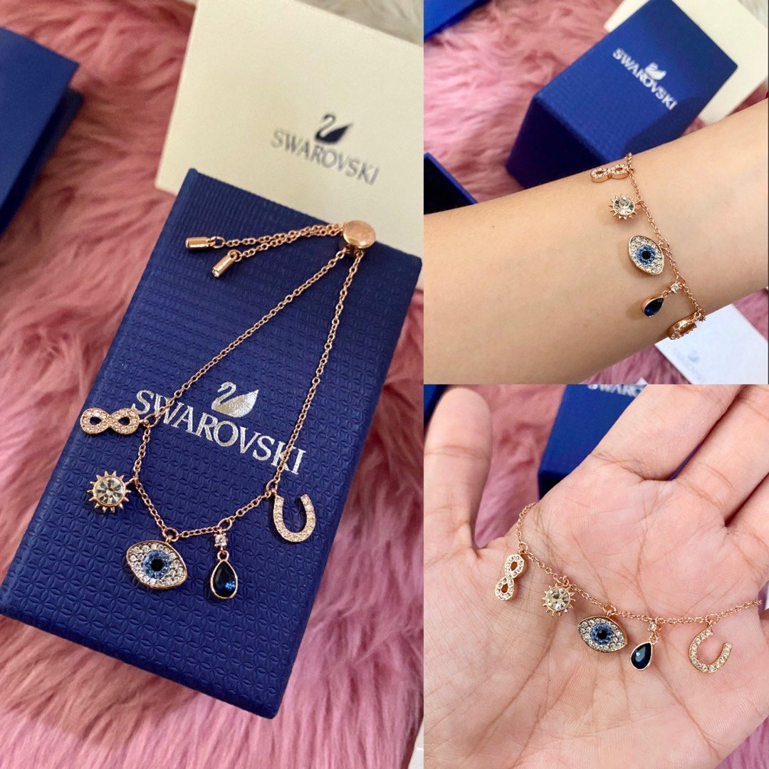 The Lucky Goddess Ring and Charm Bracelet paired with our Ocean Breeze Cuff  will ensure all eyes are on you. #Swarovski … | Charm bracelet, Cuff,  Trendy accessories