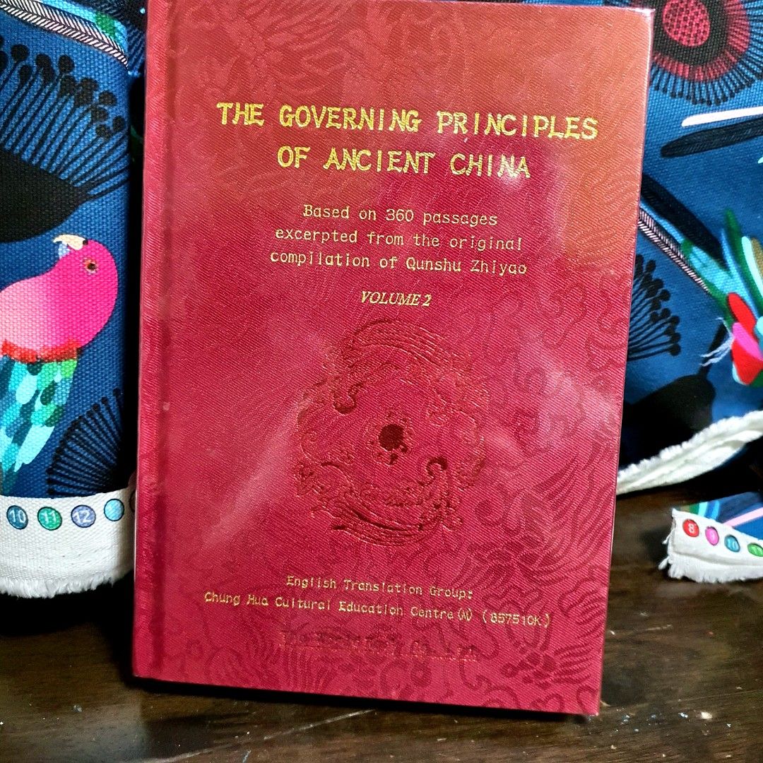 The Governing Principles of Ancient China HC, Everything Else on Carousell