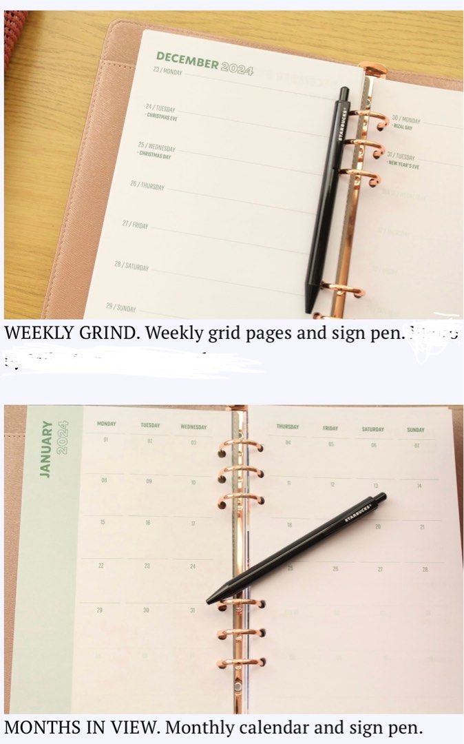 The Starbucks 2024 Philippine Planner, Hobbies & Toys, Stationery & Craft, Craft Supplies
