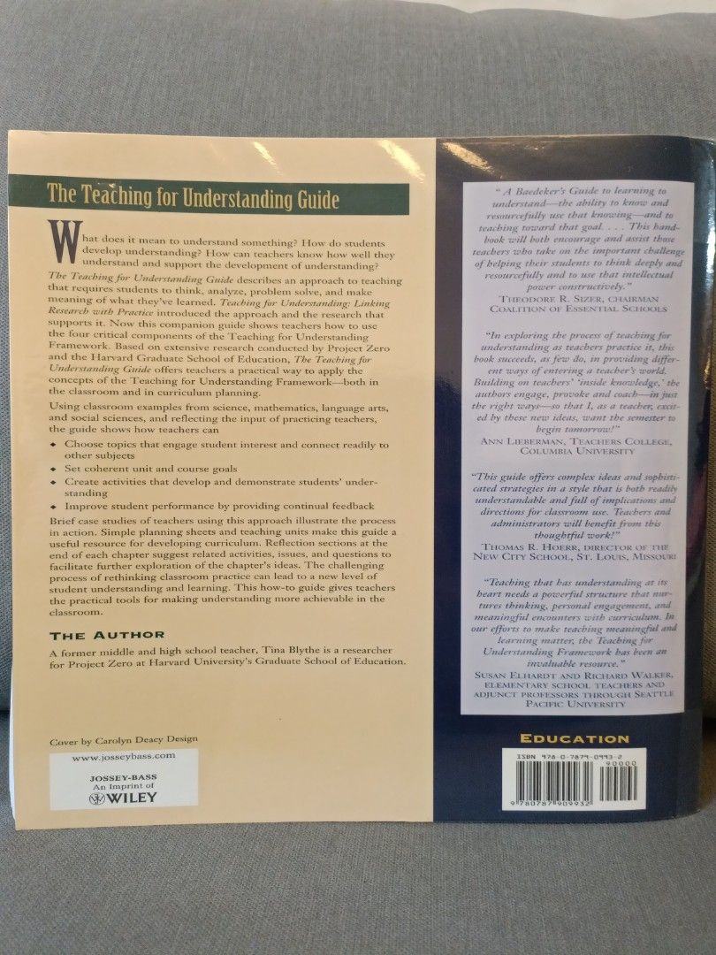 The Teaching For Understanding Guide