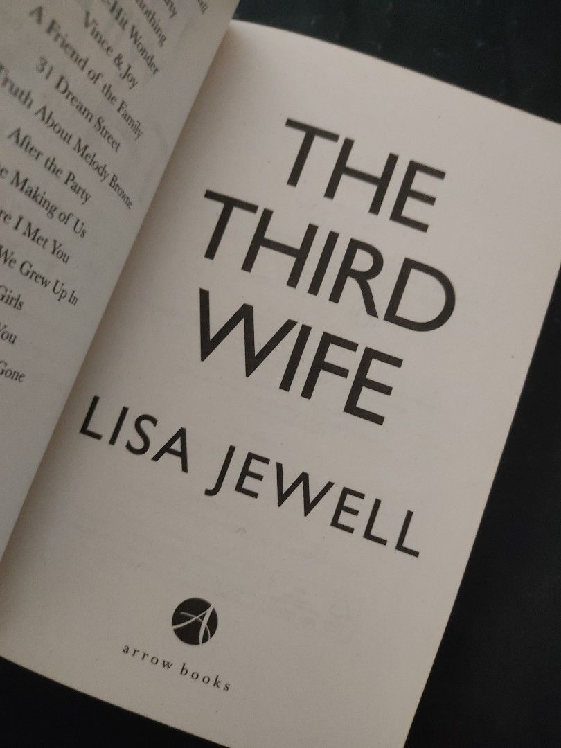 The Third Wife by Lisa Jewell, Hobbies & Toys, Books