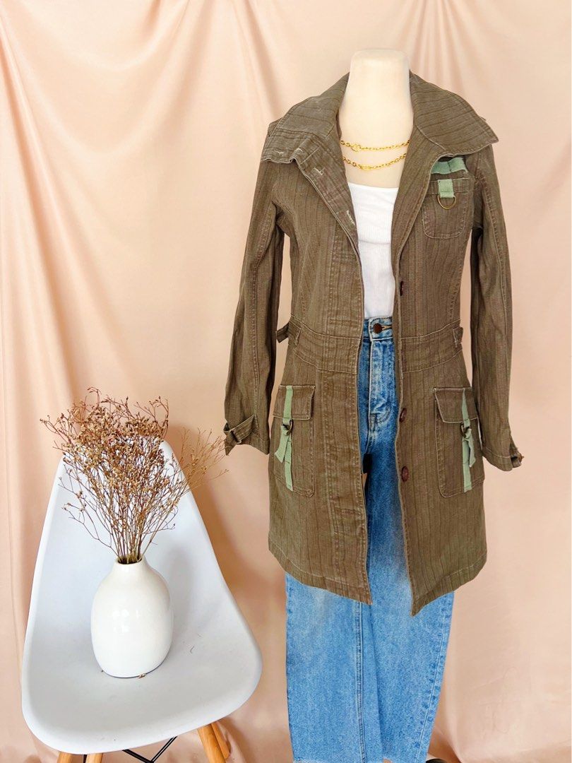 Long thermal coat deals