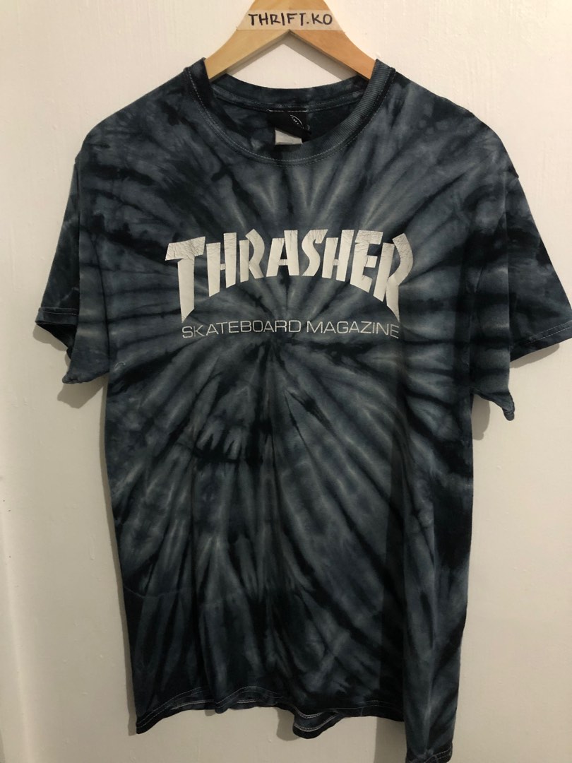 thrasher tie dye shirt
