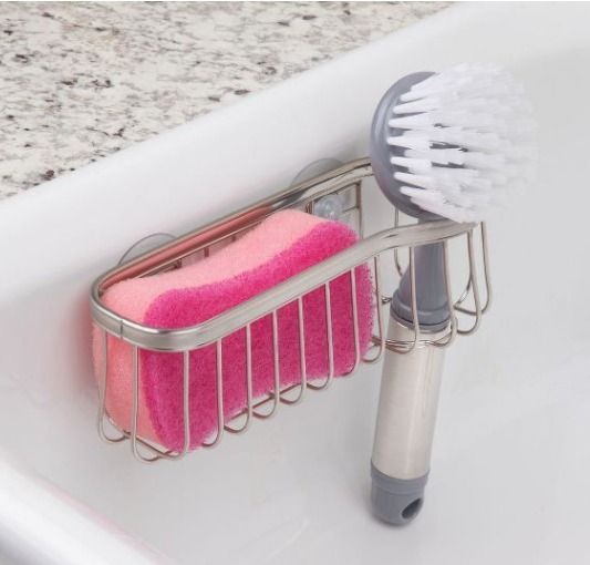 Kitchen Brush and Sponge Holder by Nikos