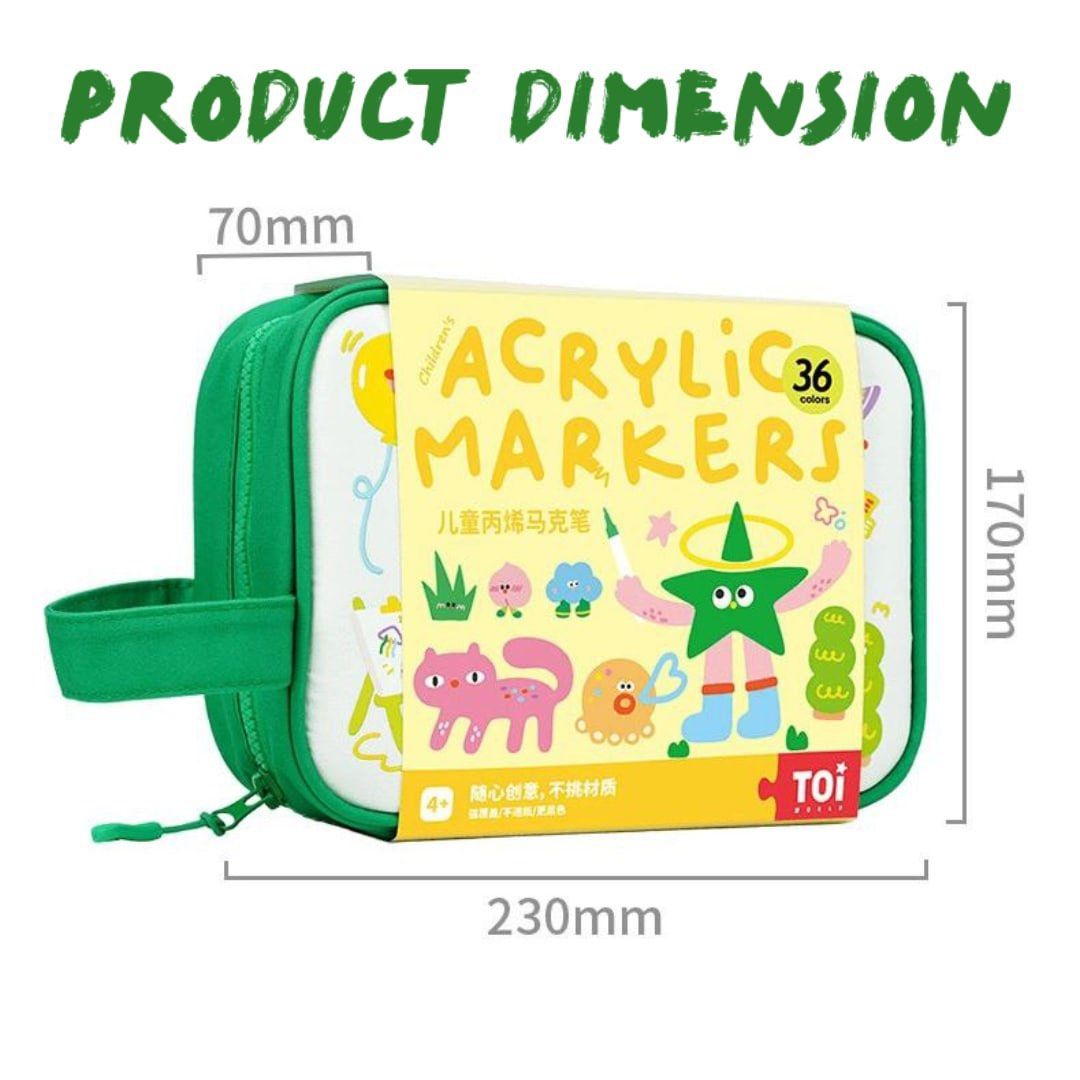 TOi Acrylic Markers (Category: Craft Supplies & Tools) located in Quezon City. Submitted by tanyachoa (Listing ID 1268142589, Image 2). Description: Sizes 24’s ₱595.- 36’s ₱780.- 48’s ₱980.-.