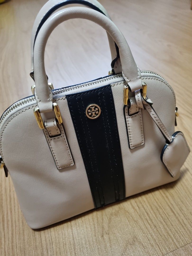 Tory Burch Robinson Stripe Mini Dome Women s Fashion Bags