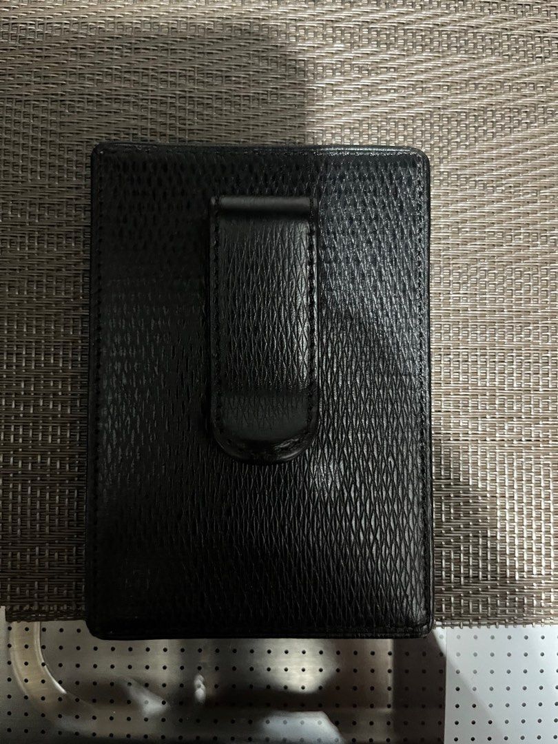 Tumi Card Holder With Money Clip, Men's Fashion, Watches & Accessories, Wallets & Card Holders