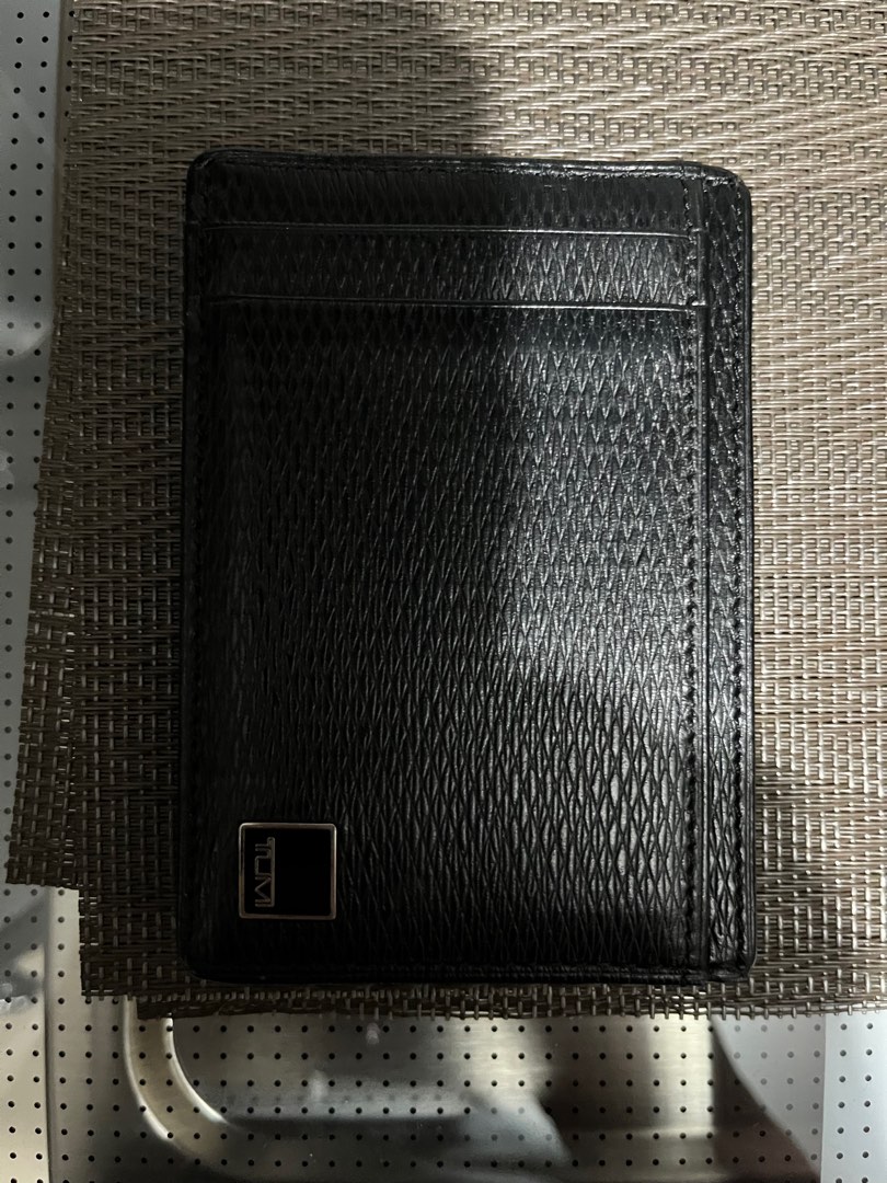 Tumi Card Holder With Money Clip, Men's Fashion, Watches & Accessories, Wallets & Card Holders