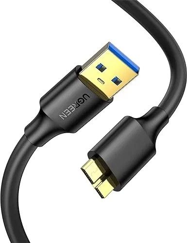 Câble USB 3.0 slim A vers Micro B 15 cm - Câbles USB 3.0