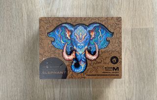 Unidragon Eternal Elephant Figured Wooden Puzzles
