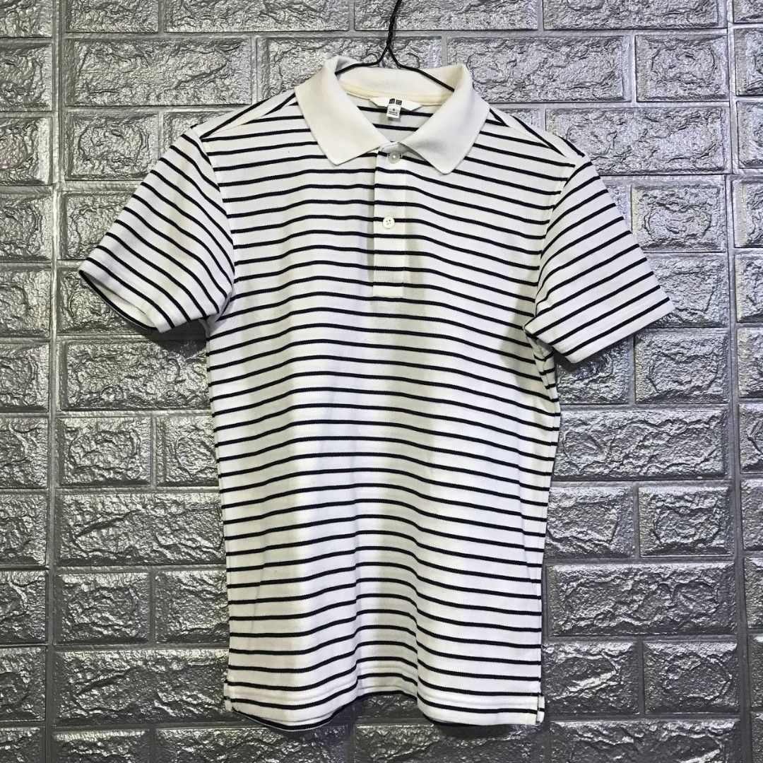 Uniqlo striped polo shirt discount