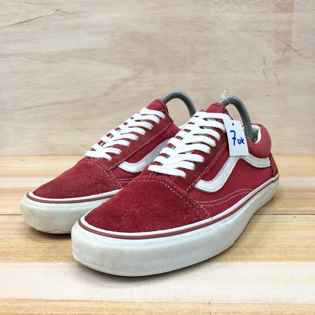 Old school deals red vans