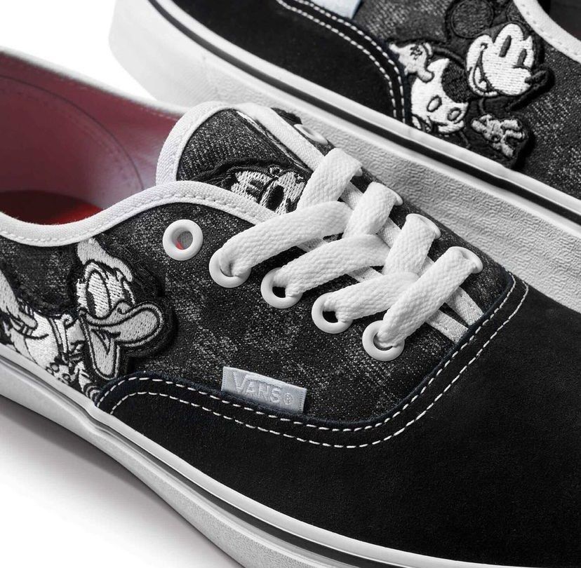 Vans mickey mouse shoes white discount