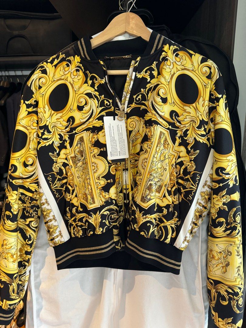 Versace Silk Bomber Jacket