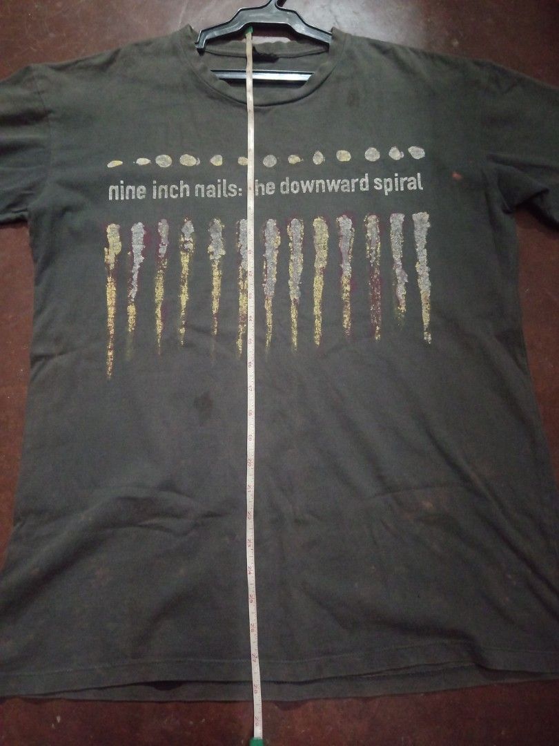 T-shirt Vintage Nine Inch Nails The Downward Spiral 1994, Taille XL – Rock Industriel