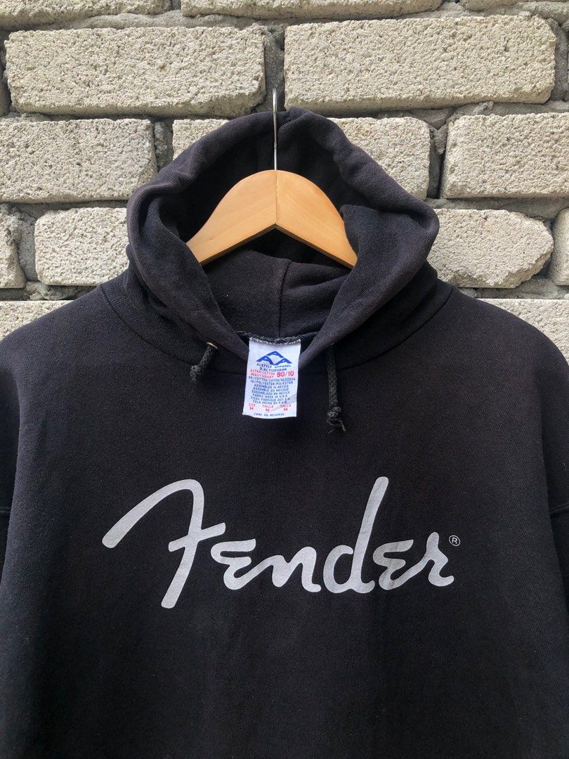 Vintage Fender Hoodie Men s Fashion Coats Jackets and Outerwear