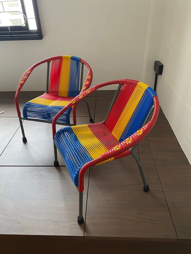 Vintage nylon string chair small