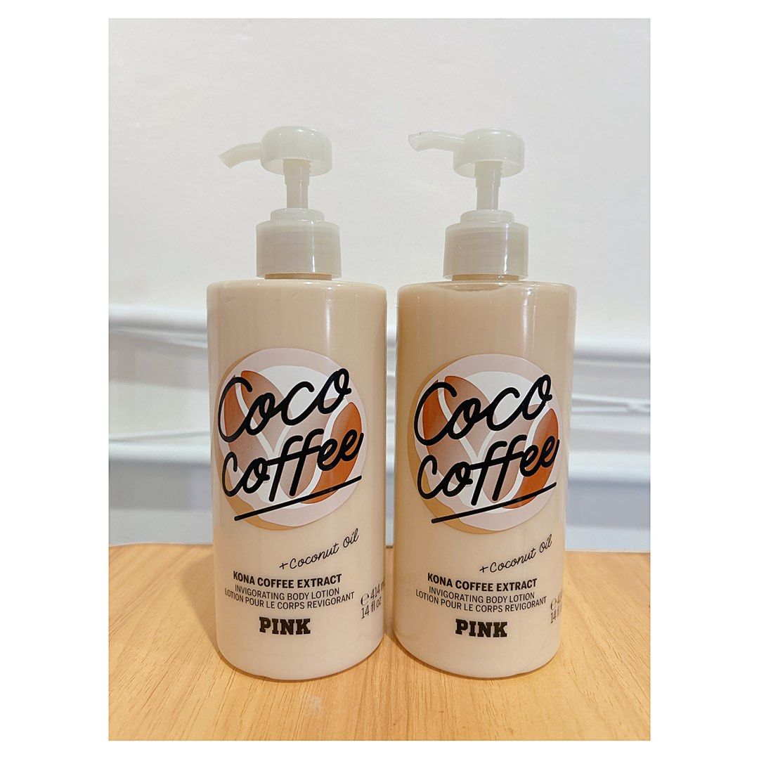 VS Pink Coco Coffee lotion (Category: Body Care) located in Manila. Submitted by ktdeclutters (Listing ID 1268199756, Image 1). Description: Victoria’s Secret Pink Coco Coffee lotion -brand new but unsealed (both opened to smell lang yung cap) -💯 original, preordered from US last VS sale Scent: arabica coffee w/ a hint of shea (perfect ilayer sa vanilla/caramel/coffee/almond and any gourmand mists/perfumes) last price posted Got them for 750 eac
