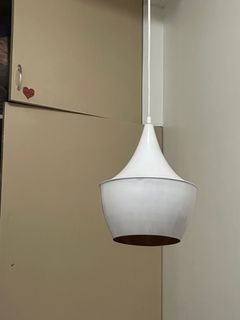 White Lamp with Bulb
